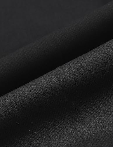 Arrow Men's Hudson Tailored Fit Super Black Trousers (ARALTR2152_Black_32)