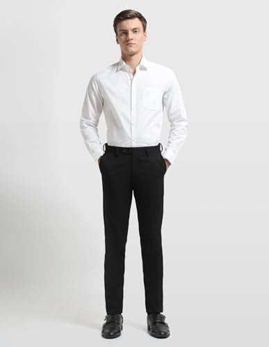 Arrow Men's Textured Jackson Super Slim Fit Trousers