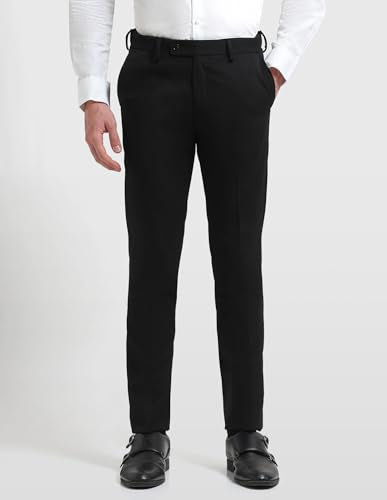 Arrow Men's Textured Jackson Super Slim Fit Trousers