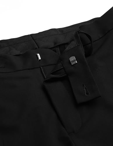 Arrow Men's Jackson Super Slim Fit Super Black Trousers