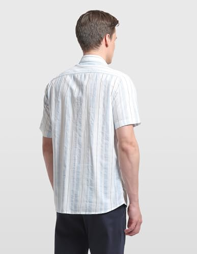 Arrow Sport Men's Vertical Striped Regular Fit Shirt