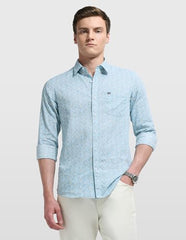 Arrow Sport Men's Aquarelle Drift Floral Printed Shirt