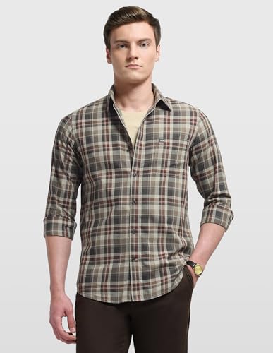 Arrow Sport Men's Aquarelle Drift Chelsea Slim Fit Shirt
