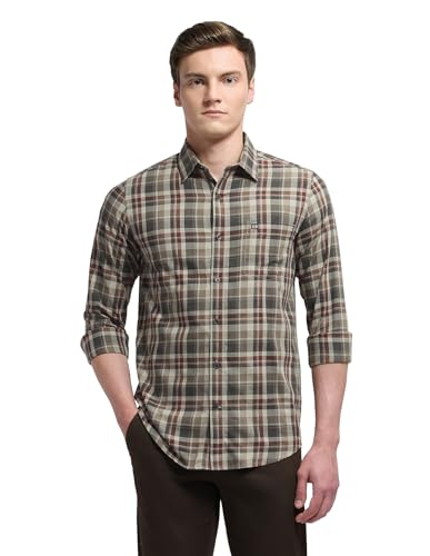 Arrow Sport Men's Aquarelle Drift Chelsea Slim Fit Shirt