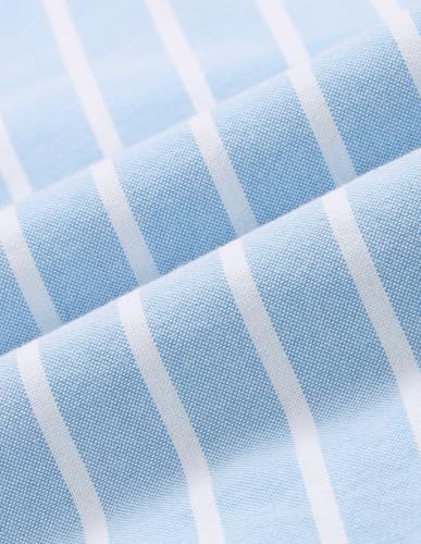 Arrow Sport Men's Vertical Striped Aquarelle Drift Shirt (ASALSH1424_Blue_39)