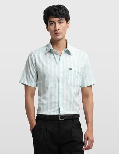 Arrow Sport Men's Aquarelle Drift Vertical Striped Shirt