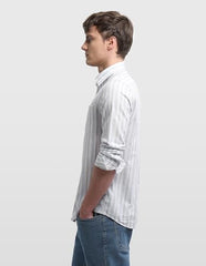 Arrow Sport Men's Chelsea Slim Fit Aquarelle Drift Shirt
