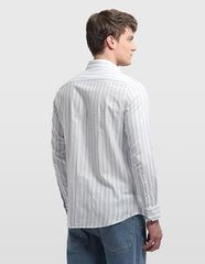 Arrow Sport Men's Chelsea Slim Fit Aquarelle Drift Shirt