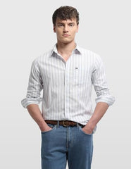 Arrow Sport Men's Chelsea Slim Fit Aquarelle Drift Shirt