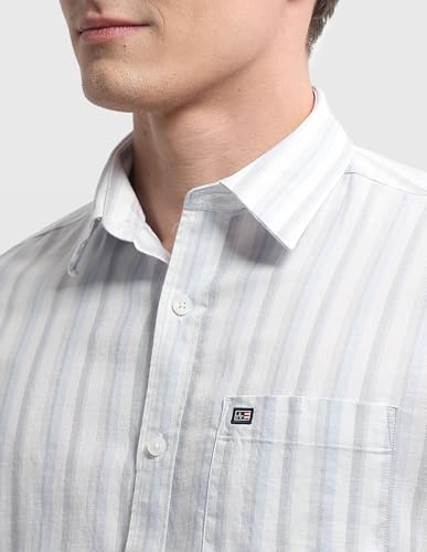 Arrow Sport Men's Chelsea Slim Fit Aquarelle Drift Shirt