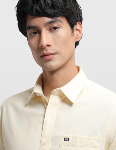Arrow Sport Men's Aquarelle Drift Chelsea Slim Fit Shirt