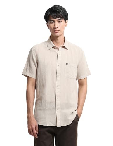 Arrow Sport Men's Sage & Sun Solid Regular Fit Shirt