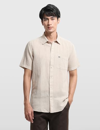 Arrow Sport Men's Sage & Sun Solid Regular Fit Shirt