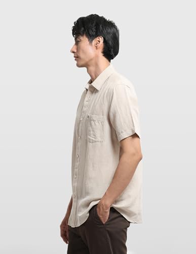 Arrow Sport Men's Sage & Sun Solid Regular Fit Shirt
