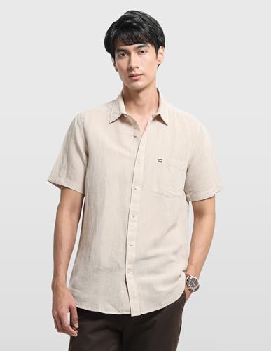 Arrow Sport Men's Sage & Sun Solid Regular Fit Shirt