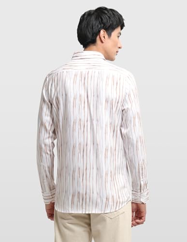 Arrow Sport Men's Sage & Sun Abstract Printed Shirt
