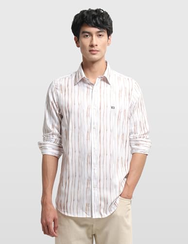 Arrow Sport Men's Sage & Sun Abstract Printed Shirt