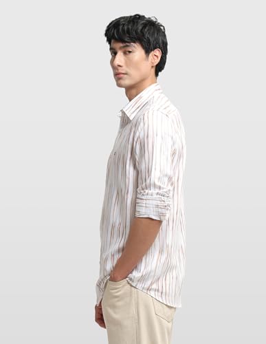 Arrow Sport Men's Sage & Sun Abstract Printed Shirt