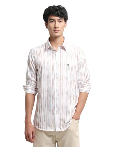 Arrow Sport Men's Sage & Sun Abstract Printed Shirt