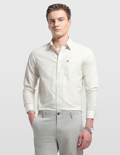 Arrow Sport Men's Chelsea Slim Fit Solid Sage & Sun Shirt