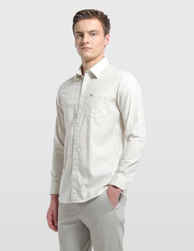 Arrow Sport Men's Chelsea Slim Fit Solid Sage & Sun Shirt