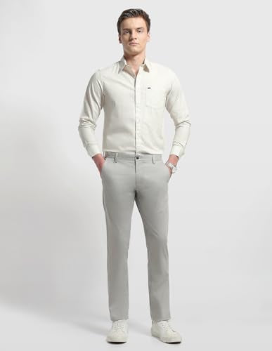 Arrow Sport Men's Chelsea Slim Fit Solid Sage & Sun Shirt