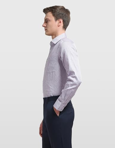 Arrow Men's Slim Fit Floral Printed Ceremony Shirt