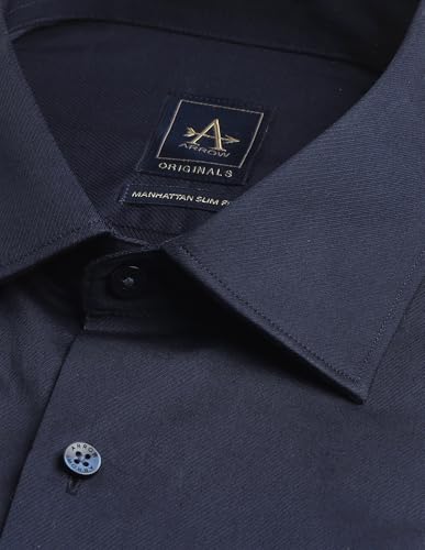 Arrow Men's Manhattan Slim Fit Iconics Shirt