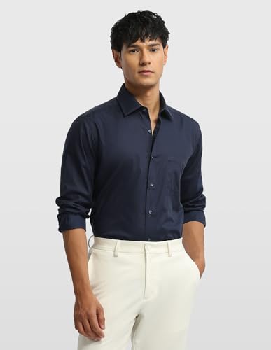 Arrow Men's Manhattan Slim Fit Textured Iconics Shirt
