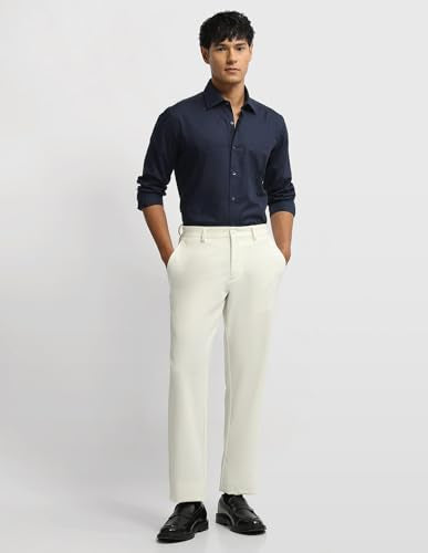Arrow Men's Manhattan Slim Fit Textured Iconics Shirt