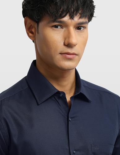 Arrow Men's Manhattan Slim Fit Textured Iconics Shirt