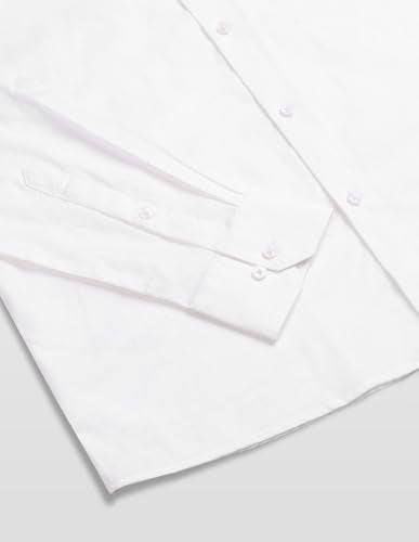 Arrow men's slim fit textured formal shirt, shown in a close-up of the collar and fabric details.