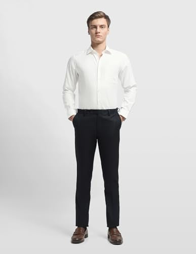 Arrow Men's Dobby Originals formal shirt, light blue with subtle pattern, long sleeves, classic collar, and button front.