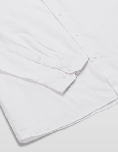 Arrow Men's Liberty Classic Fit Textured Iconic White Shirt