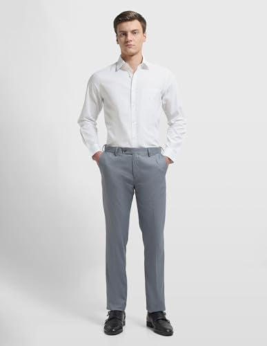Arrow Men's Liberty Classic Fit Textured Iconic White Shirt