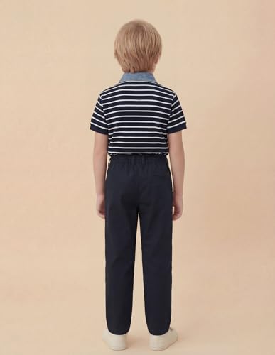U.S. Polo Boys cargo shorts in navy, boys' lower clothing with multiple pockets, made by U.S. Polo.