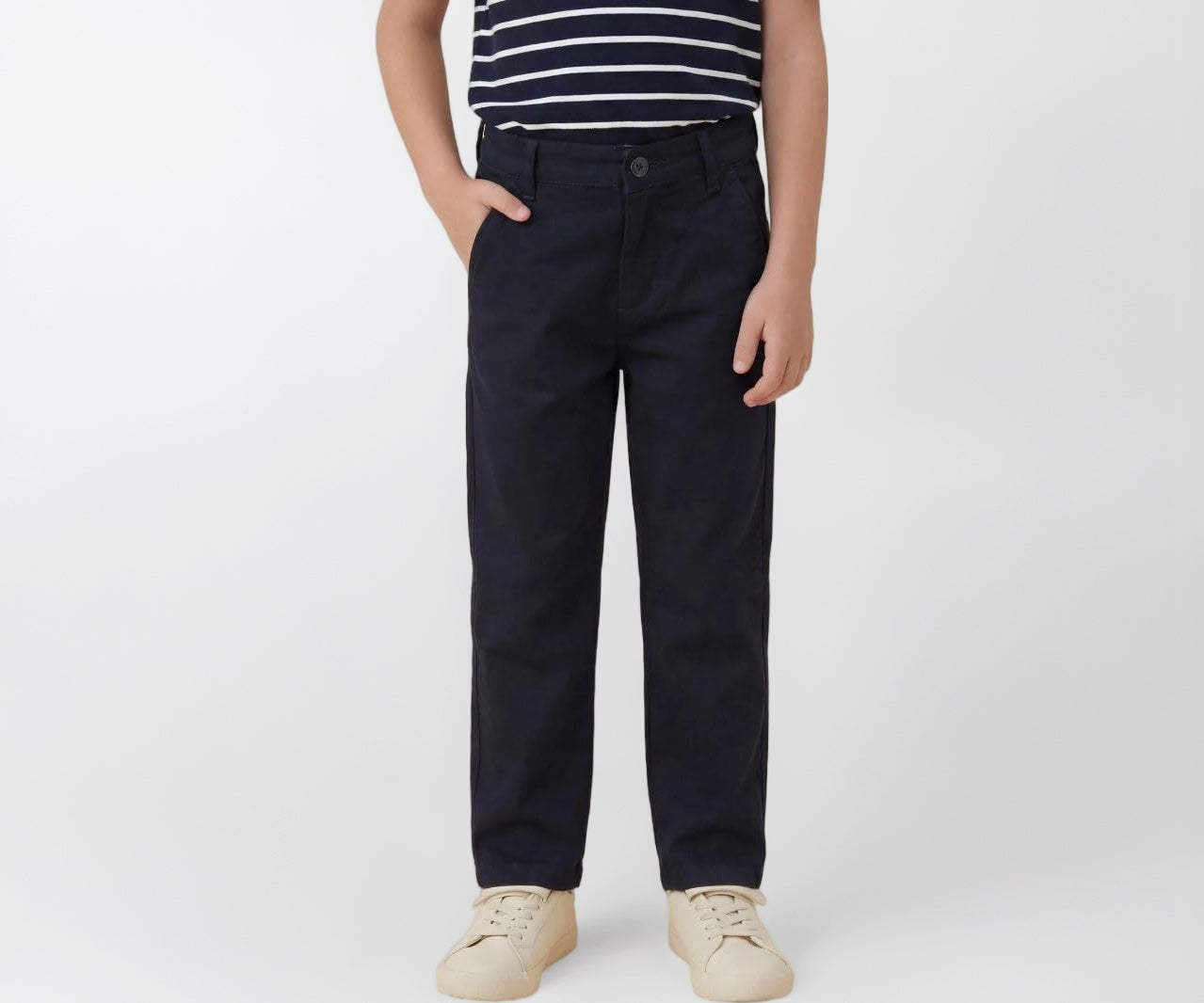 U.S. Polo Boys cargo shorts in navy, casual boys' lower clothing with multiple pockets and comfortable fit.