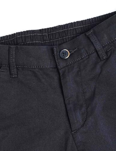 U.S. Polo Boys navy cargo shorts for kids, casual lower wear with multiple pockets, displayed on a plain background.