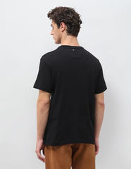U.S. Polo Assn. Denim Co. Men's Graphic Brand Printed Slim Fit T-Shirt (UDTSH4023_Black_L)