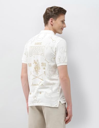 U.S. Polo Assn. Denim Co. Men's Graphic Motel On The Coast Polo Shirt