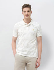 U.S. Polo Assn. Denim Co. Men's Graphic Motel On The Coast Polo Shirt