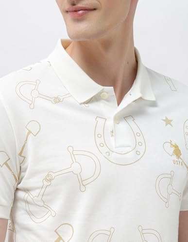 U.S. Polo Assn. Denim Co. Men's Graphic Motel On The Coast Polo Shirt