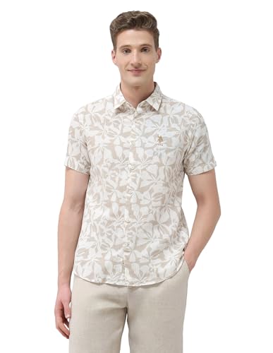 U.S. Polo Assn. Denim Co. Men's Floral Printed Motel On The Coast Shirt