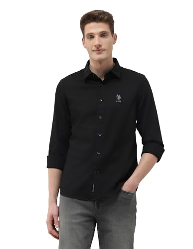 U.S. Polo Assn. Denim Co. Men's Solid Summer House Regular Fit Shirt
