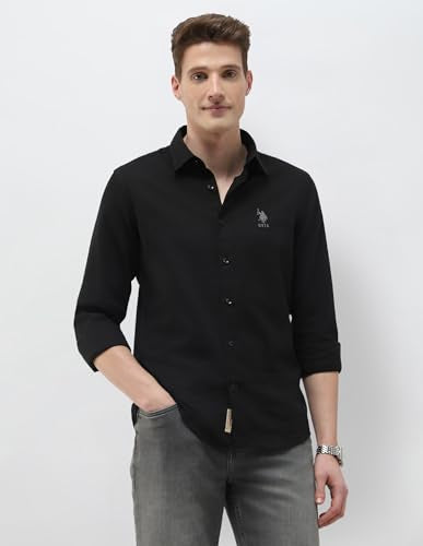 U.S. Polo Assn. Denim Co. Men's Solid Summer House Regular Fit Shirt