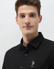 U.S. Polo Assn. Denim Co. Men's Solid Summer House Regular Fit Shirt