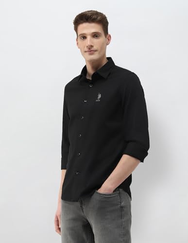 U.S. Polo Assn. Denim Co. Men's Solid Summer House Regular Fit Shirt