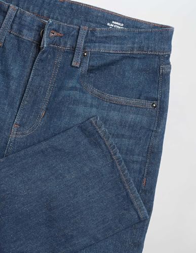 U.S. Polo Assn. Denim Co. Men's Mid Rise Harold Slim Straight Fit Jeans