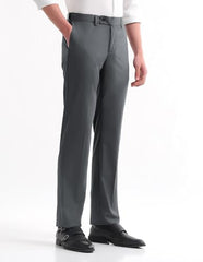 Arrow Men's Solid Regular Fit Trousers