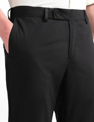 Arrow Men's Solid Regular Fit Trousers
